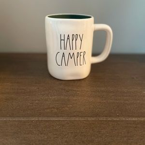Rae Dunn Double sided Happy Camper mug RARE *HTF*